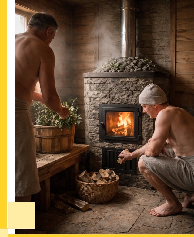 Банные печи под ключ в Качканаре от 46139 р. | ЭриданКчк кирпичная