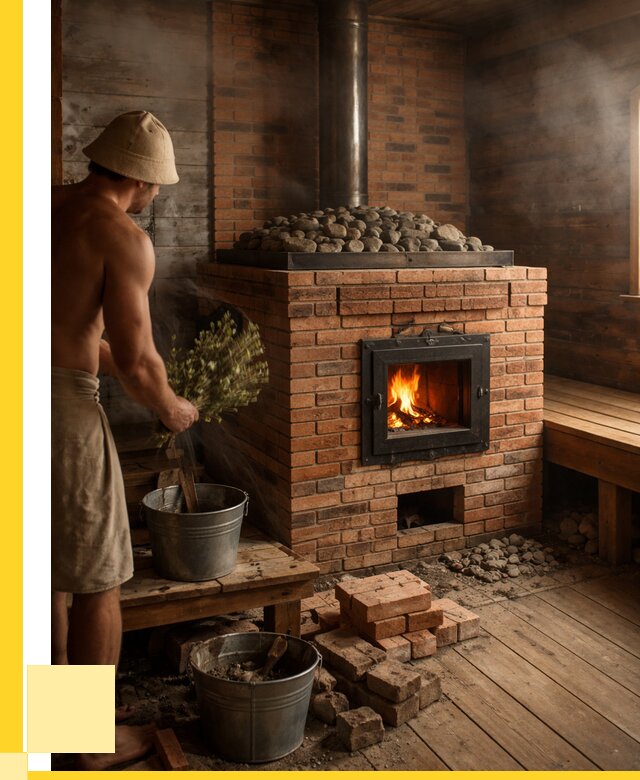 Кирпичные банные печи в Качканаре от 92277 р. | ЭриданКчк