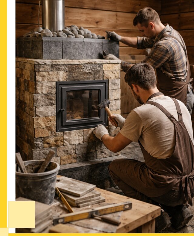 Облицовка банной печи в Качканаре от 15380 р. | ЭриданКчк