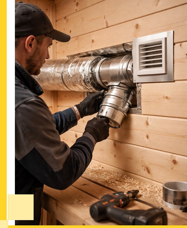 Монтаж вентиляции бани в Качканаре от 12304 р. | ЭриданКчк