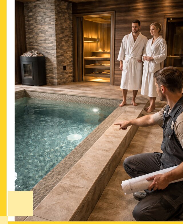 Проект бани с бассейном под ключ в Качканаре от 66645 р. | ЭриданКчк