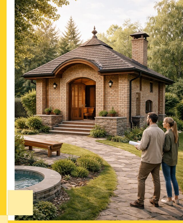 Проект кирпичной бани в Качканаре от 30759 р. | ЭриданКчк