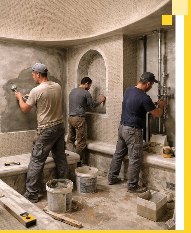 Профессиональный монтаж хамамов под ключ в Качканаре с гарантией