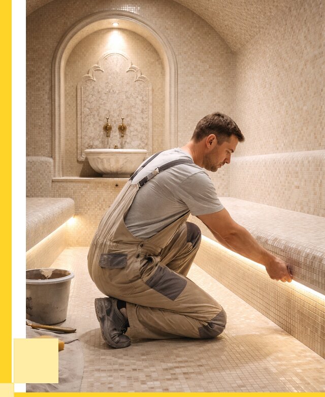 Отделка хамамов под ключ в Качканаре от 5639 р. | ЭриданКчк