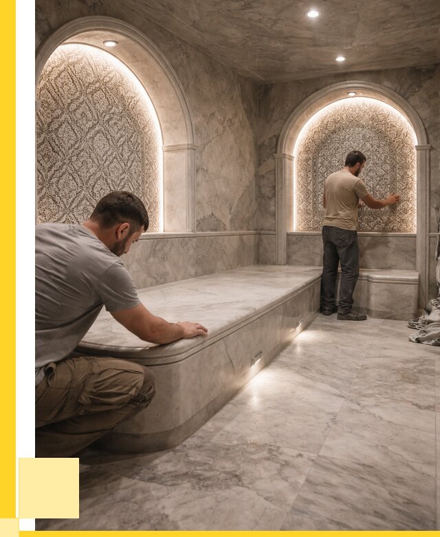 Турецкие бани под ключ в Качканаре от 256325 р. | ЭриданКчк