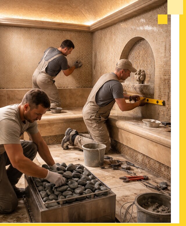 Проектирование и строительство хамама и сауны в Качканаре