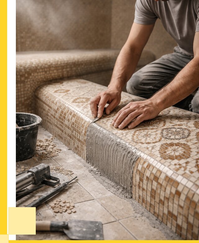 Плитка для хамама под ключ в Качканаре от 3589 р. | ЭриданКчк